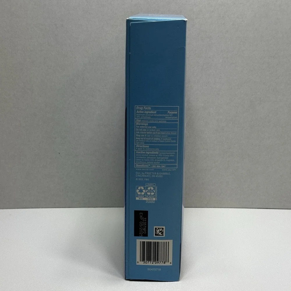 Secret Outlast Advanced Antiperspirant Deodorant Completely Clean 4 Pack 2.6oz
